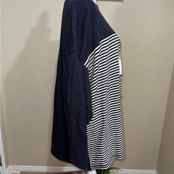 Vintage The Disney Catalog Grumpy Wear Striped TwoToned Thick Long Sleeved Shirt - Picture 4 of 9